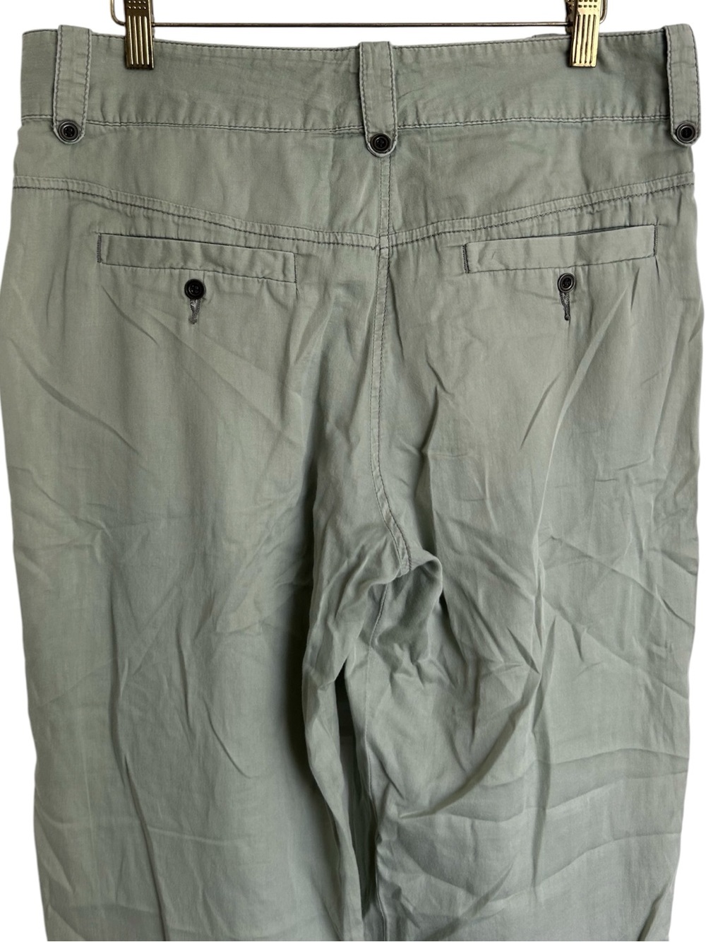 French Connection Olive Green High Rise Utility Pants - 10 - Picture 4 of 9